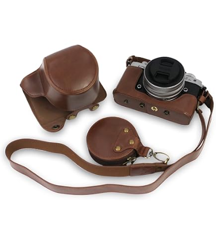Amazon | JISYIWOW ボディーハーフケース 対応NIKON ZFC本革カメラ